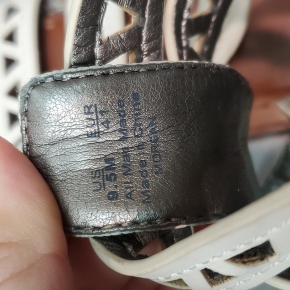 Circus by Edelman Womens Gladiator Ankle Zip Flats shoes sandals sz 9.5M - Picture 12 of 12